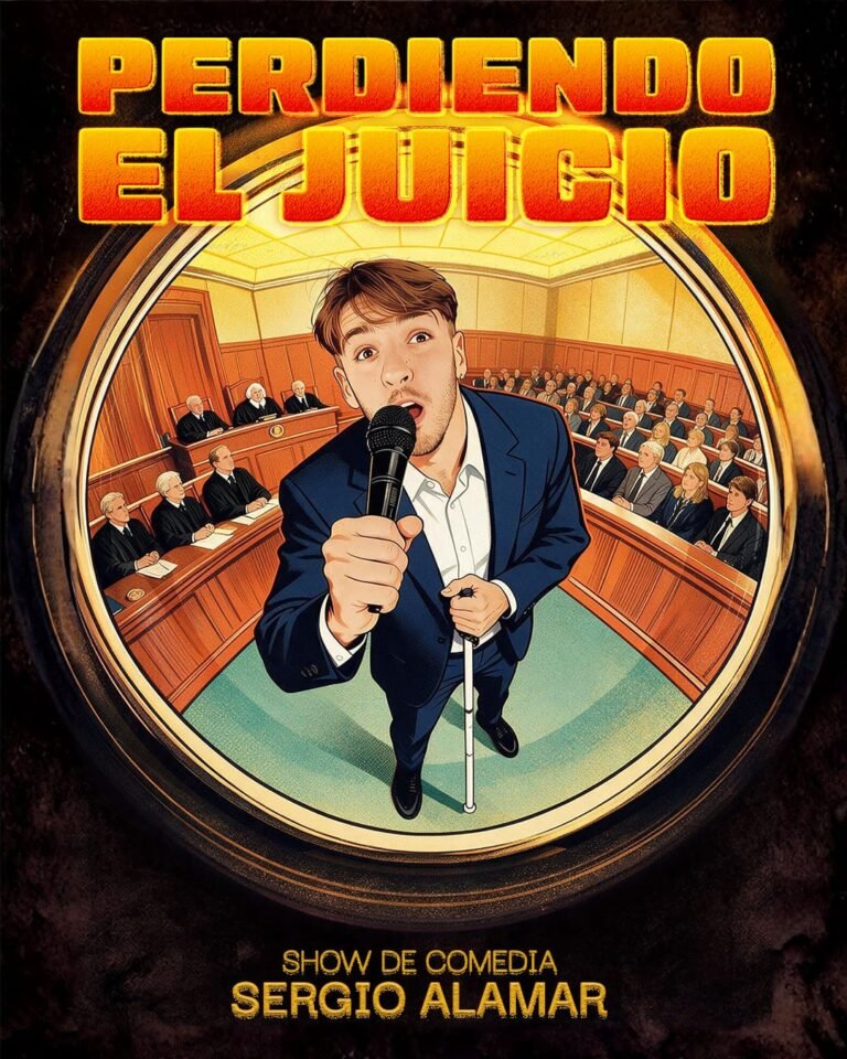 Cartel de Sergio Alamar «Perdiendo el juicio» en Noma Backstage Club, Málaga